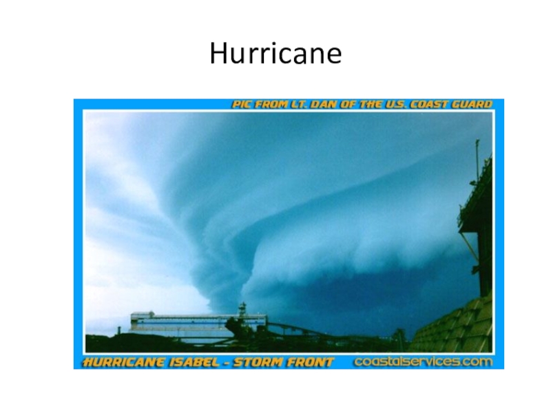 Презентация Презентация по теме: Ураган. 8 класс.