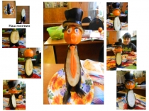 Инструкционная карта Пингвин из баклажана