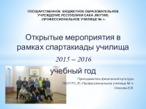 Презентация по физической культуре