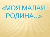 Презентация Моя малая Родина, объединение Зелёный мир, педагог дополнительного образования Лучкова Светлана Петровна, МБОУ ДО ДДТ п.г.т Шахтёрск, Углегорский городской округ