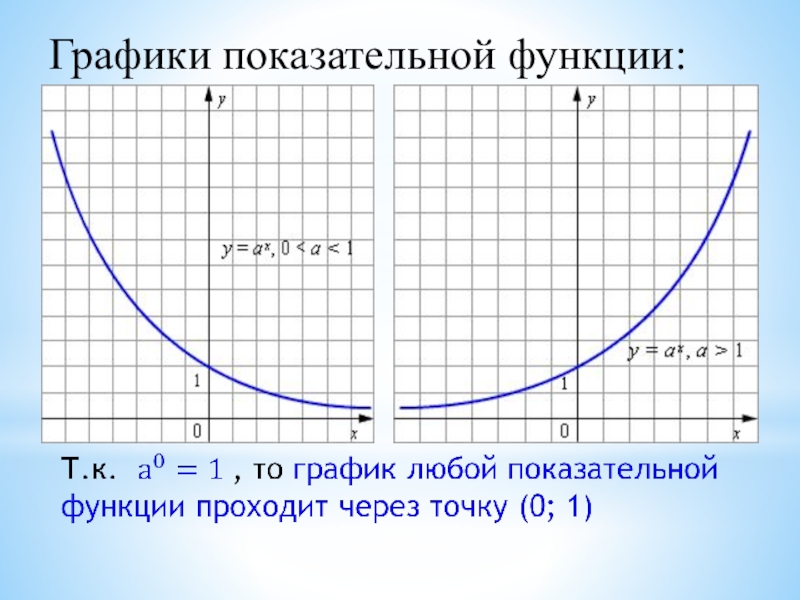 Показательная функция презентация