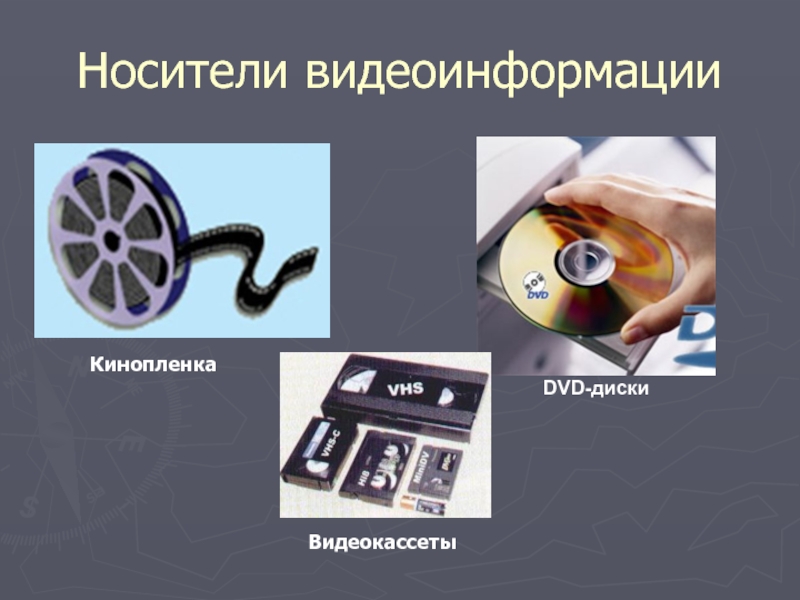 Фотографические носители информации презентация