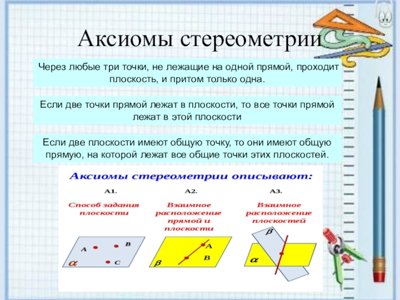 Стереометрия 10 класс