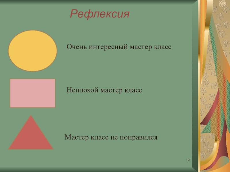 Рефлексия учителей. Рефлексия мастер класса. Приемы рефлексии на мастер классе. Рефлексия после мастер класса. Рефлексия мастер-класса для педагогов.