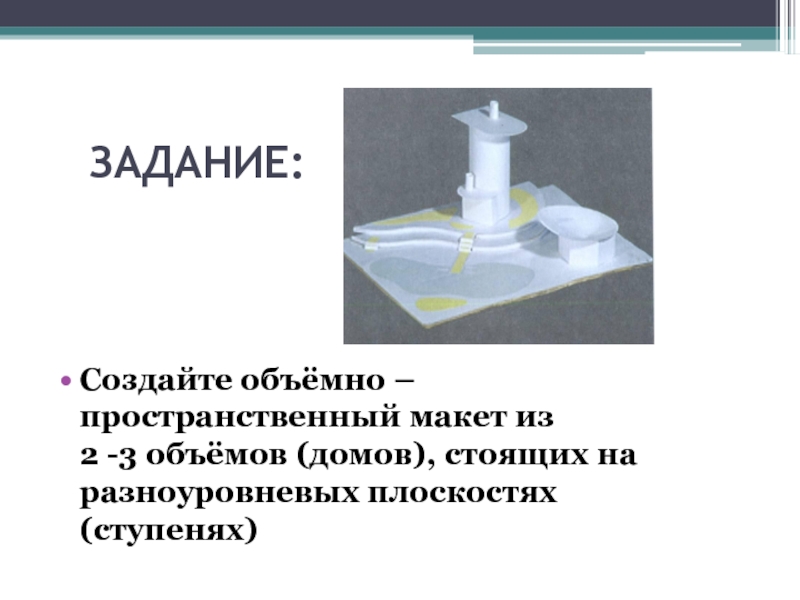 Взаимосвязь в архитектурном макете изо 7 класс