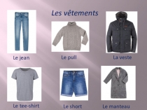 Презентация по теме Одежда на французском языке