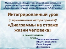 Интегрированный yрок Диаграммы на страже жизни человека