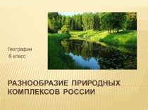 Презентация к уроку 8 класс Разнообразие ПК России