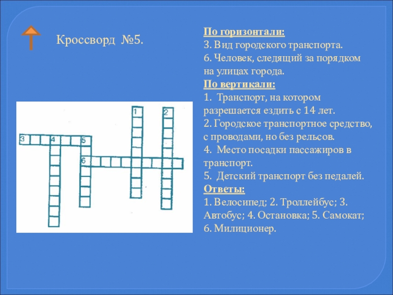 Эскизный проект кроссворд 5