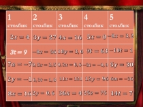 Презентация по математике на тему Решение уравнений