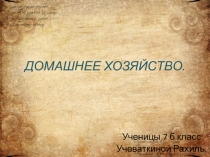 Презентация по обществознанию/ 7 класс
