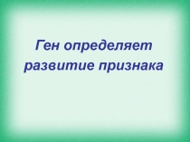 Презентация к уроку на тему Взаимодействие генов