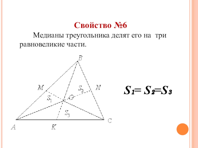 Шесть равновеликих треугольников. Теорема о медианах треугольника 8 класс. Задачи на Медианы треугольника 8 класс. Свойство Медианы треугольника площадь. Свойства Медианы треугольника.