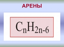 Презентация по химии: Арены