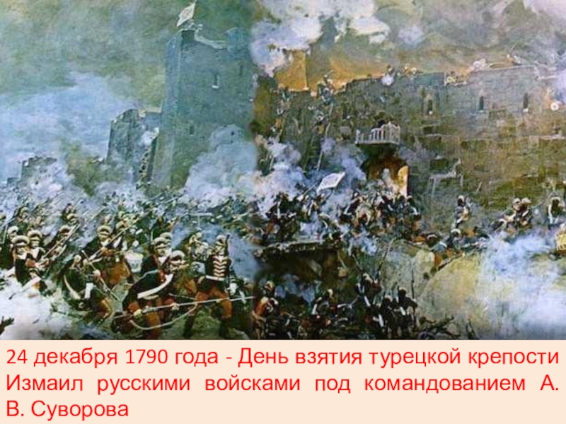 Под командованием. 24 Декабря день взятия турецкой крепости Измаил. День взятия турецкой крепости Измаил русскими войсками. 24 Декабря взятие Измаила. 24 Декабря 1790 день взятия турецкой крепости Измаил кратко.