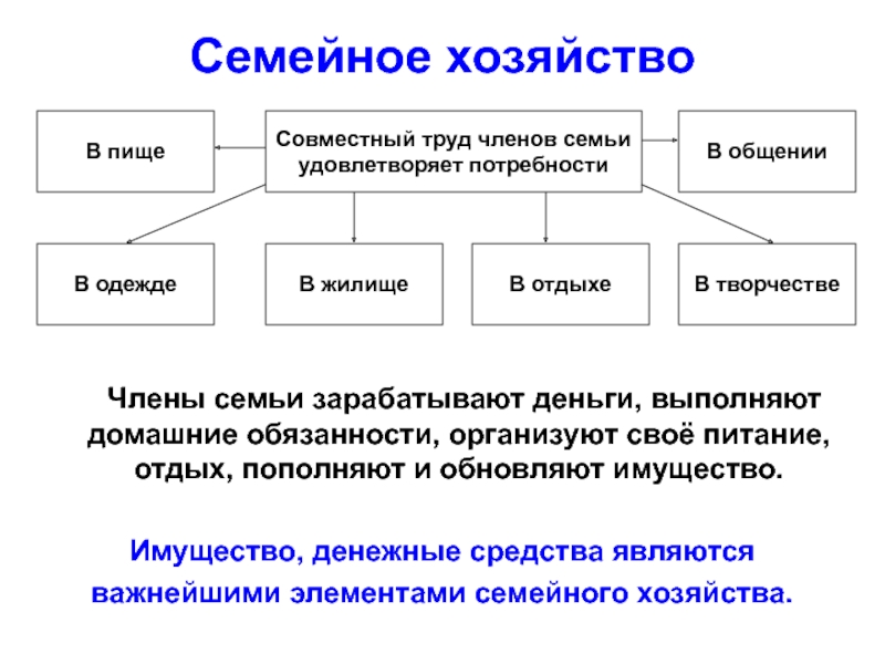 Проект по обществознанию на тему экономика семьи