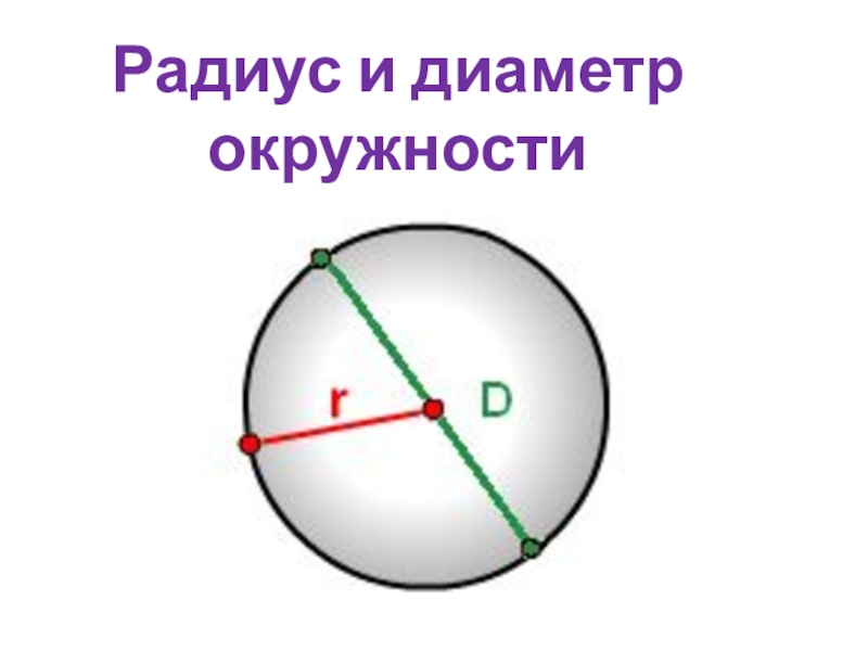 3 диаметра окружности. Радиус и диаметр. Разница между радиусом и диаметром окружности. Диаметр делит круг на две равные части. Радиус и диаметр окружности разница.