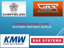 Презентация по основам тактики ОСНОВНЫЕ БОЕВЫЕ ТАНКИ ВЕДУЩИХ МИРОВЫХ ДЕРЖАВ