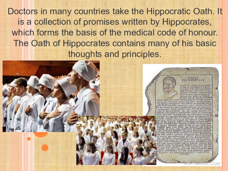 Клятва гиппократа на английском. Hippocrates the father of Medicine презентация. Гиппократ презентация на английском. Презентация про Гиппократа на английском языке. Медицина презентация на английском.