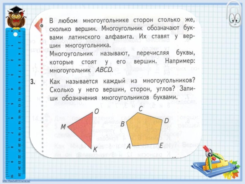 Определите вид многоугольника и запишите ответ. Многоугольники 2 класс математика. Многоугольники 1 класс. Многоугольник и его элементы. Многоугольники 1 класс школа России.