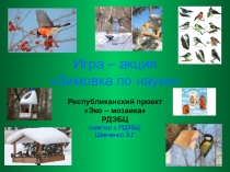 Игра – акция Зимовка по науке.