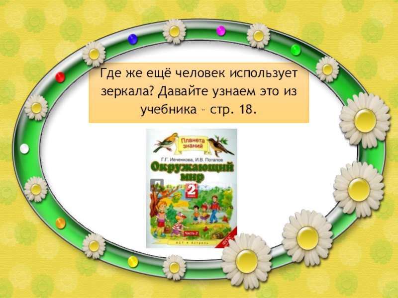 Зеркальце давай давай давай. Урок 2 класс толстой Весна Планета знаний презентация. Помощники человека технология 2 класс Планета знаний презентация.