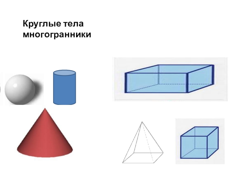 Презентация шар куб параллелепипед для дошкольников