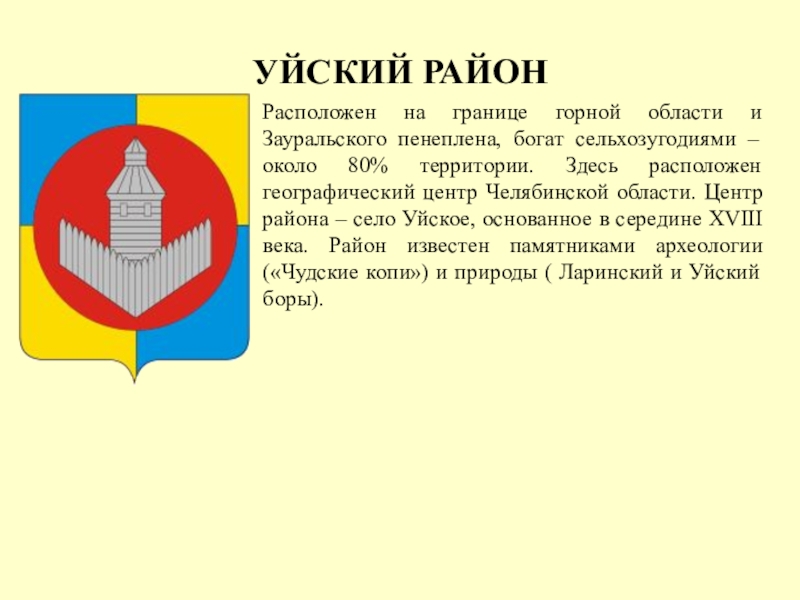 Карта уйского района челябинской области