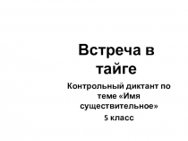 Презентация. Интересный диктант с заданием 5 класс