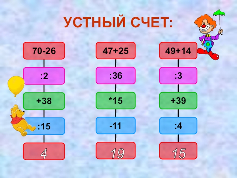 Устный счет математик. Устный счёт для 3 класса по математике школа России. Устный счёт 3 класс 1 четверть математика. Устный счет по математике 3 класс Планета знаний. Занимательный устный счёт 3 класс математика.