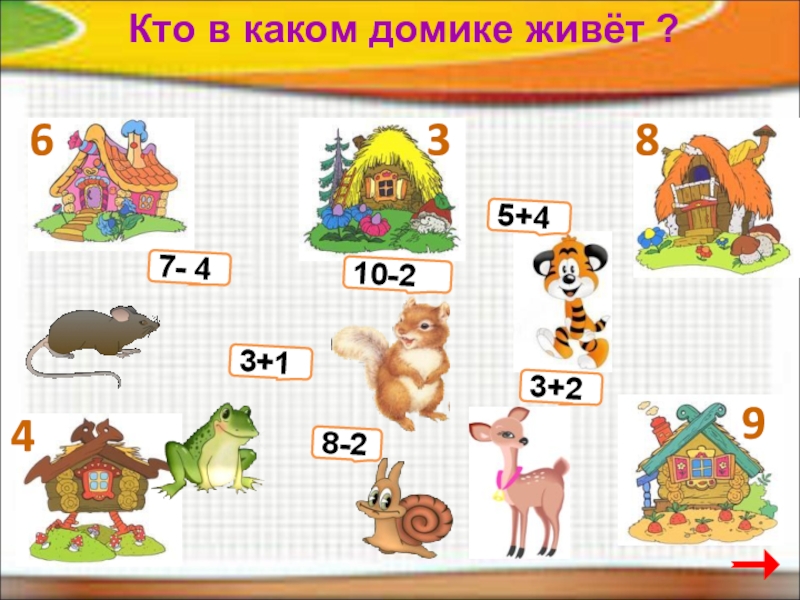 Жили 7. Кто в каком домике живет. Кто в каком домике живет ответ. Кто в каком домике живет математика. Кто в каком домике живет математики 1 класс.