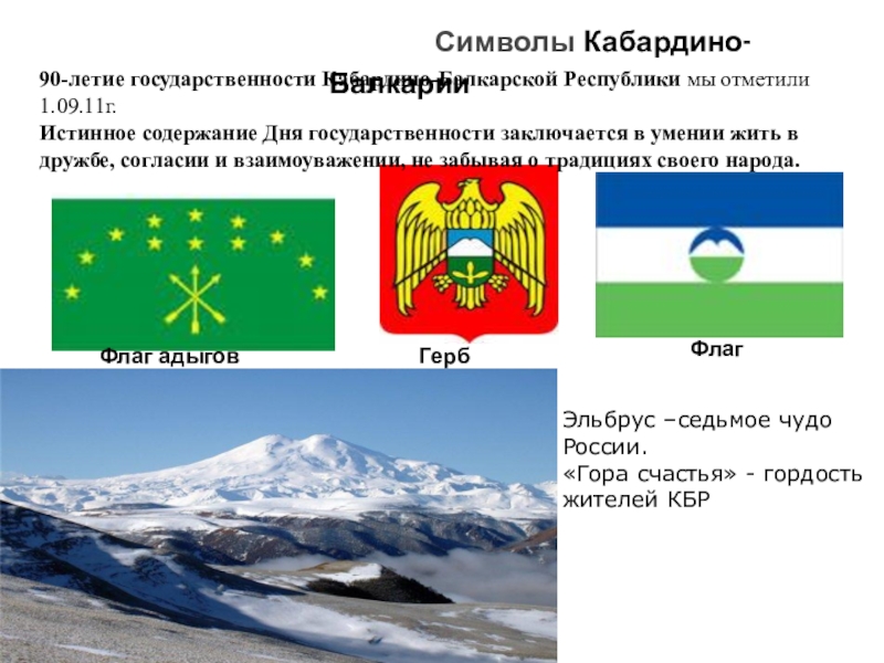 Кабардино балкария флаг. Символ Кабардино-Балкарии. Государственный флаг КБР. Адыгский флаг на Эльбрусе. Адыгско Балкарский флаг.