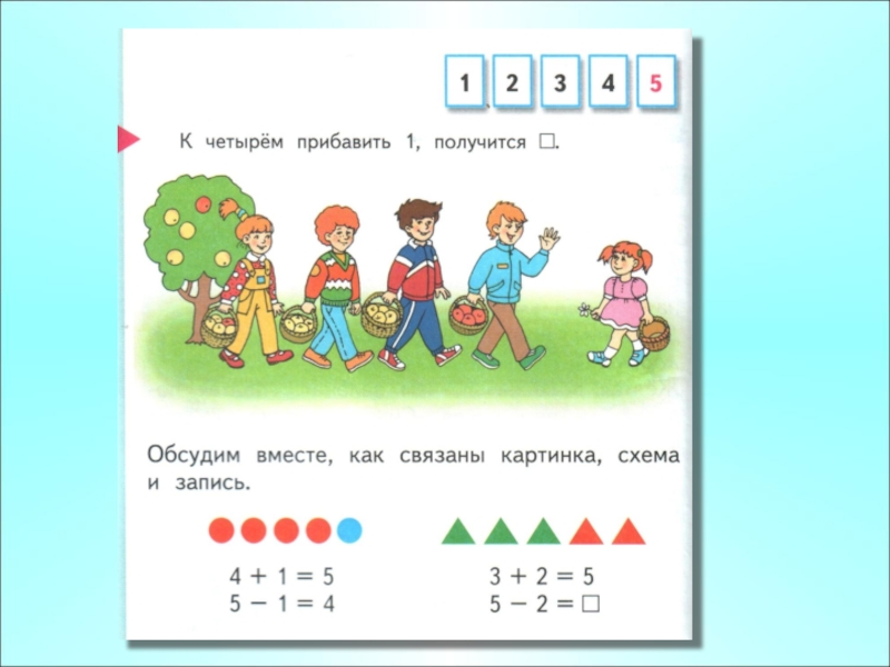 Число 5 цифра 5 презентация 1 класс школа россии