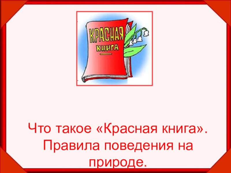 Презентация урока окружающего мира Красная книга России