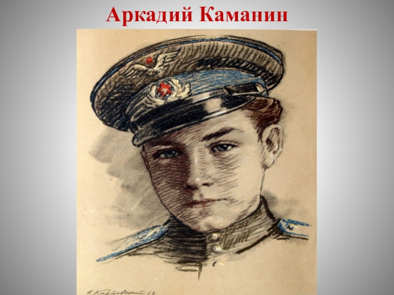 Аркадий каманин рисунок