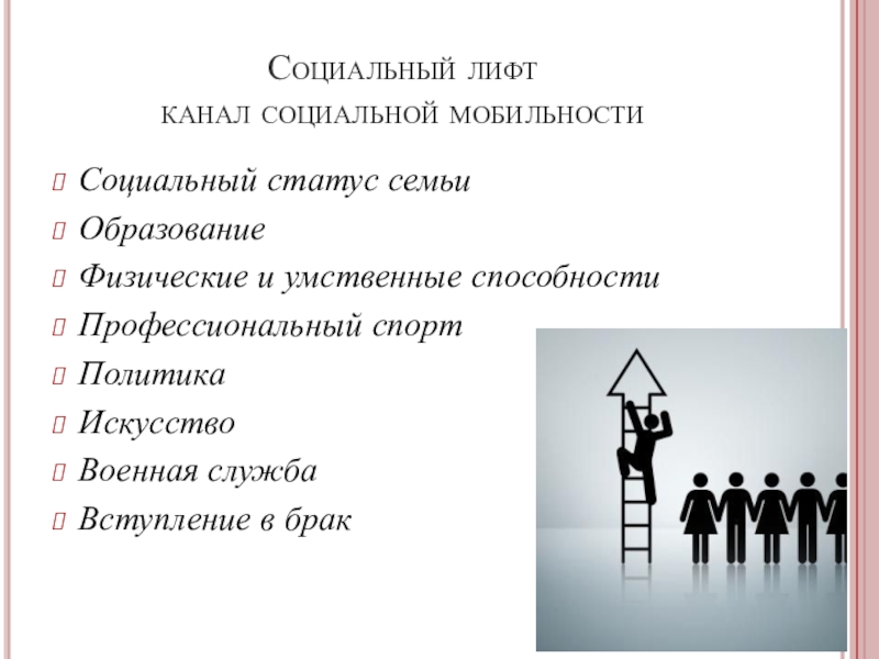 Три любые социальные лифты