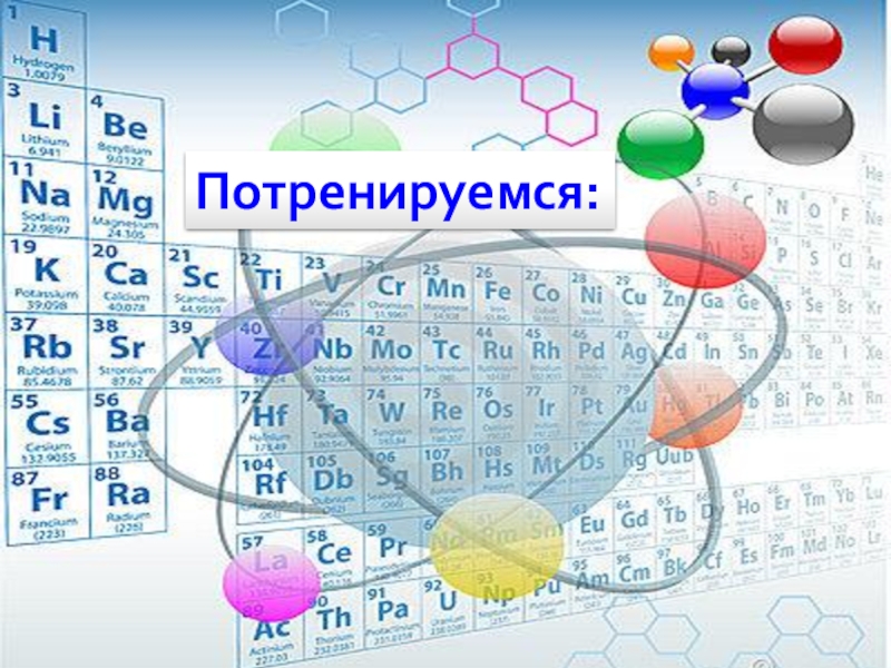 Презентация по химии на тему атомы