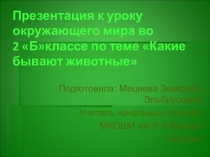 Презентация к уроку окружающего мира