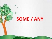 Презентация по английскому языку на тему Some/Any
