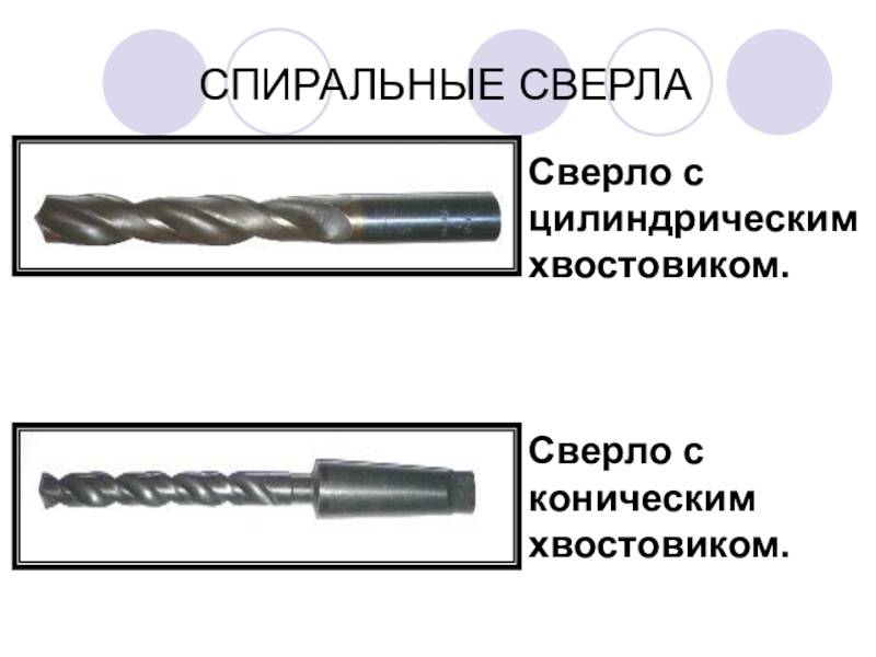 Спиральное сверло с цилиндрическим хвостовиком чертеж