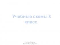 Учебные схемы по биологии Человек. Анатомия и физиология раздел 1