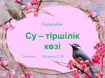 Су-тіршілік көзі