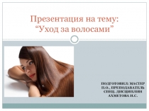 Презентация Уход за волосами