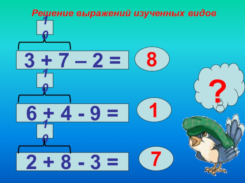 Презентация сложение в пределах 20