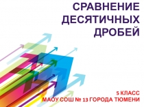 Презентация по математике Сравнение десятичных дробей (5 класс)