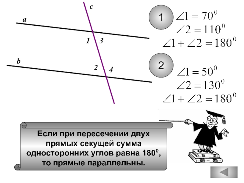 Параллельные прямые а и б пересечены прямой с по данным рисунка найдите угол в