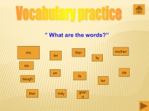 Презентация к открытому уроку моя семья