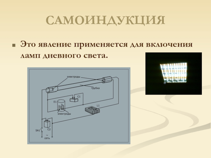 Презентация явление самоиндукции индуктивность 11 класс