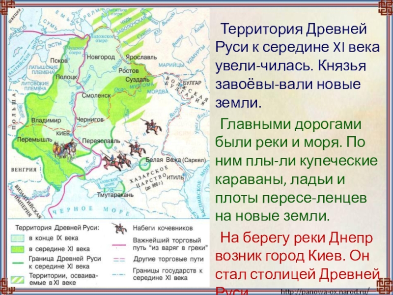 Презентация история городов древней руси 6 класс