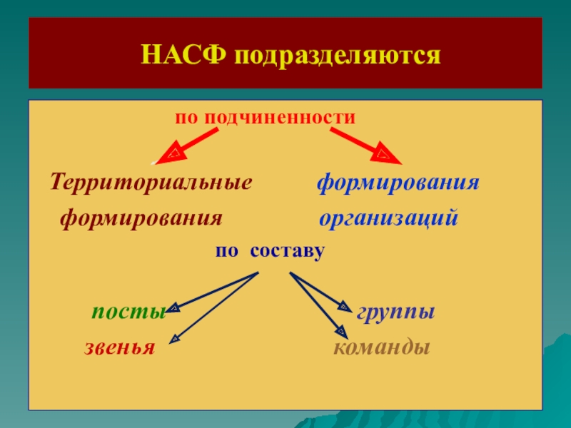 Структура нештатных аварийно спасательных формирований. НАСФ подразделяются. Нештатные аварийно-спасательные формирования подразделяются. Классификация НАСФ. Структурная схема нештатные аварийно-спасательные формирования.